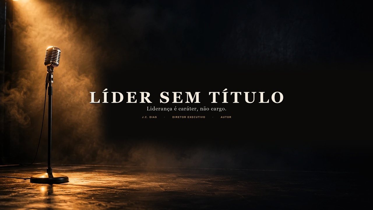 Canal de J. C. Dias no YouTube: Líder sem título